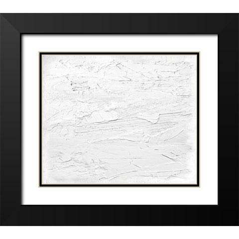 Textured on White II Black Modern Wood Framed Art Print with Double Matting by Gordon, Sofia