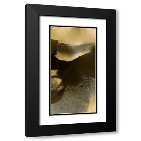 Circulate II Black Modern Wood Framed Art Print with Double Matting by Carlson, Hannah