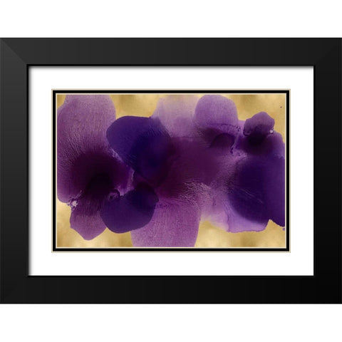 Continuous on Gold Black Modern Wood Framed Art Print with Double Matting by Carlson, Hannah