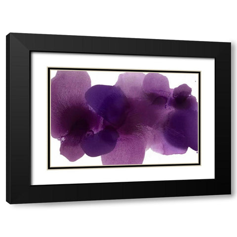 Continuous Black Modern Wood Framed Art Print with Double Matting by Carlson, Hannah