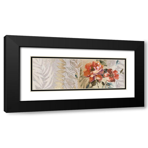 Florilege I Black Modern Wood Framed Art Print with Double Matting by Simon, Helene