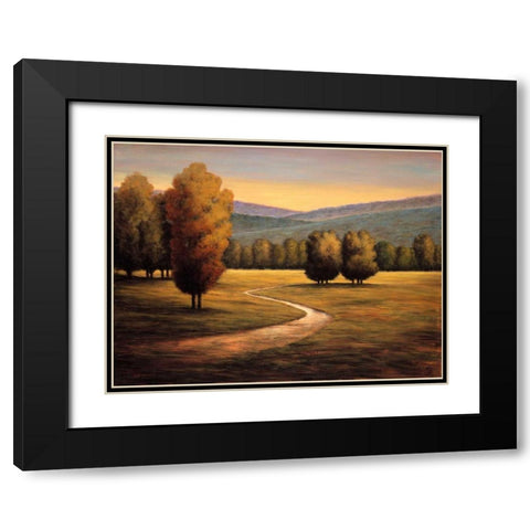 Brand New Day I Black Modern Wood Framed Art Print with Double Matting by Leonard, Jeffrey