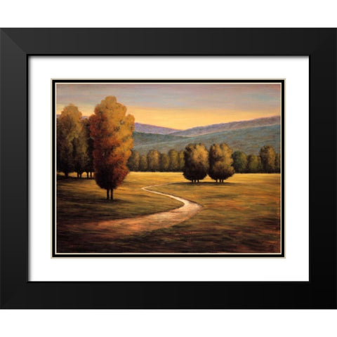 Brand New Day I Black Modern Wood Framed Art Print with Double Matting by Leonard, Jeffrey