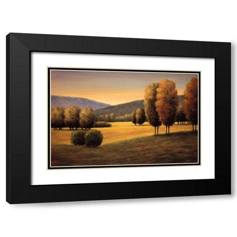 Brand New Day II Black Modern Wood Framed Art Print with Double Matting by Leonard, Jeffrey
