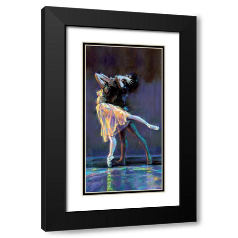 The Dream Black Modern Wood Framed Art Print with Double Matting by Kam, Jin G.
