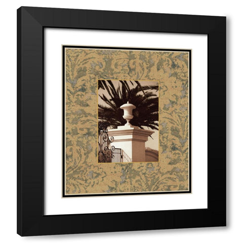 St. Regis II Black Modern Wood Framed Art Print with Double Matting by Seba, John