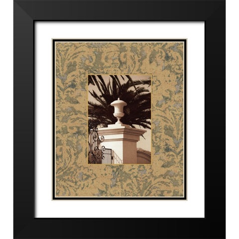 St. Regis II Black Modern Wood Framed Art Print with Double Matting by Seba, John