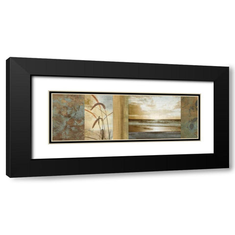 Del Mar I Black Modern Wood Framed Art Print with Double Matting by Seba, John