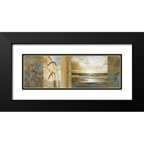 Del Mar I Black Modern Wood Framed Art Print with Double Matting by Seba, John