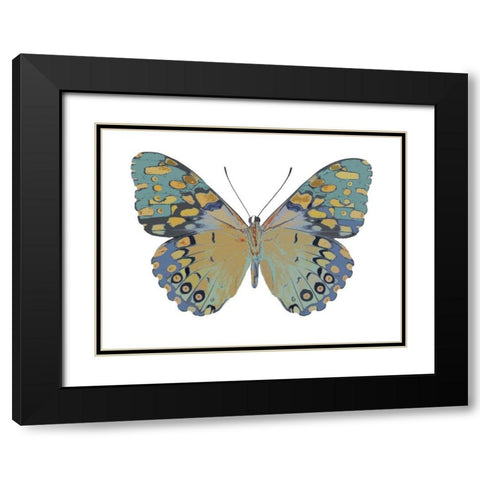 Butterfly in Amethyst II Black Modern Wood Framed Art Print with Double Matting by Bosco, Julia