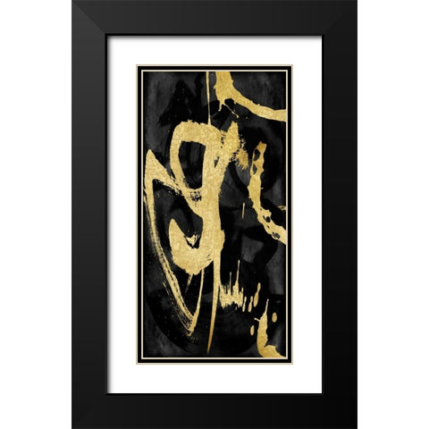 Rambunctious II Black Modern Wood Framed Art Print with Double Matting by Davila, Jordan