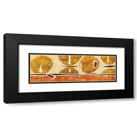 Origins II Black Modern Wood Framed Art Print with Double Matting by Graham, John