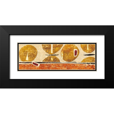 Origins II Black Modern Wood Framed Art Print with Double Matting by Graham, John