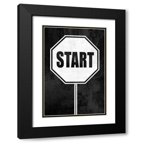 Start on Black Black Modern Wood Framed Art Print with Double Matting by MacDowell, Jamie