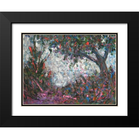 Pastel Tree III Black Modern Wood Framed Art Print with Double Matting by Foster, Joseph Marshal