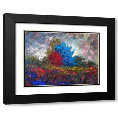 Landscape II Black Modern Wood Framed Art Print with Double Matting by Foster, Joseph Marshal