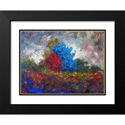 Landscape II Black Modern Wood Framed Art Print with Double Matting by Foster, Joseph Marshal