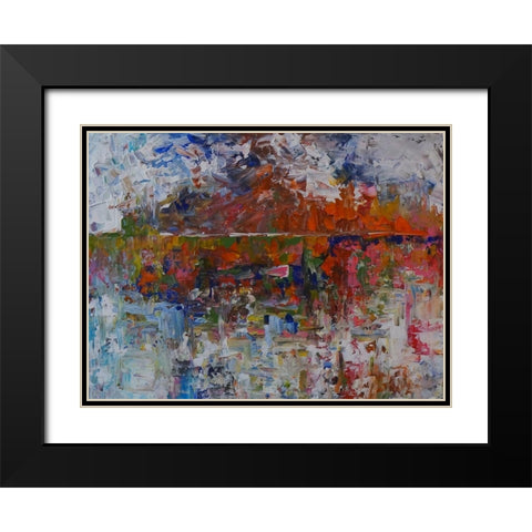 Horizon I Black Modern Wood Framed Art Print with Double Matting by Foster, Joseph Marshal