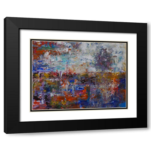 Horizon II Black Modern Wood Framed Art Print with Double Matting by Foster, Joseph Marshal