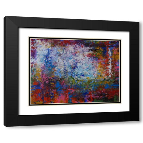 Horizon VI Black Modern Wood Framed Art Print with Double Matting by Foster, Joseph Marshal