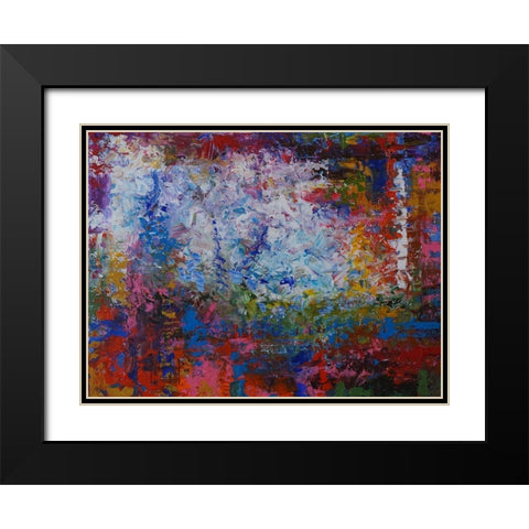 Horizon VI Black Modern Wood Framed Art Print with Double Matting by Foster, Joseph Marshal