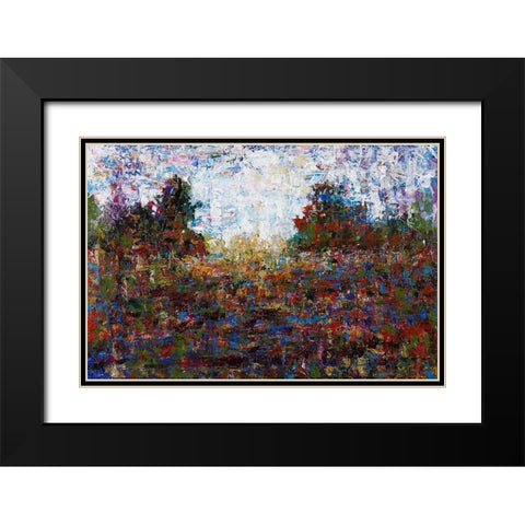 Landscape Black Modern Wood Framed Art Print with Double Matting by Foster, Joseph Marshal