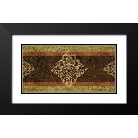 Classical I Black Modern Wood Framed Art Print with Double Matting by Oliver, Jenny