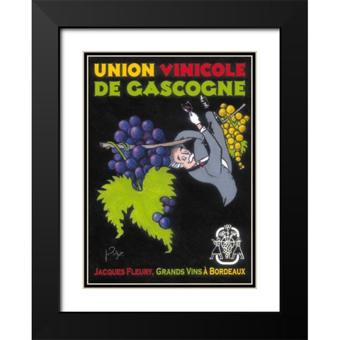 Les Raisins de Cana Black Modern Wood Framed Art Print with Double Matting by Got, Jean-Pierre