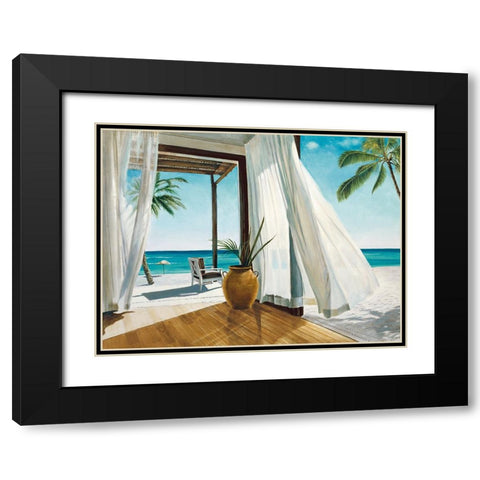 Sea Breeze I Black Modern Wood Framed Art Print with Double Matting by Reed, Jacob