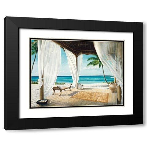 Sea Breeze II Black Modern Wood Framed Art Print with Double Matting by Reed, Jacob
