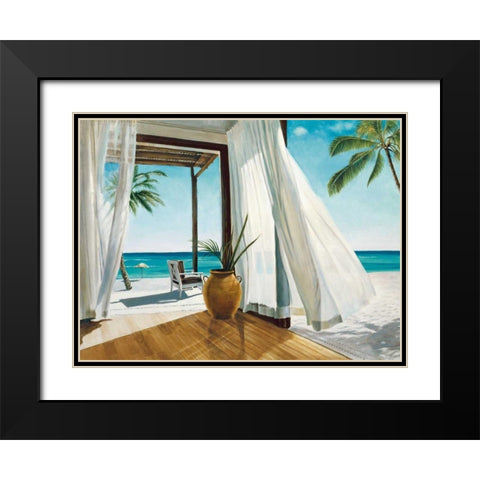 Sea Breeze I Black Modern Wood Framed Art Print with Double Matting by Reed, Jacob