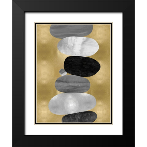 Emerge I Black Modern Wood Framed Art Print with Double Matting by Thompson, Justin