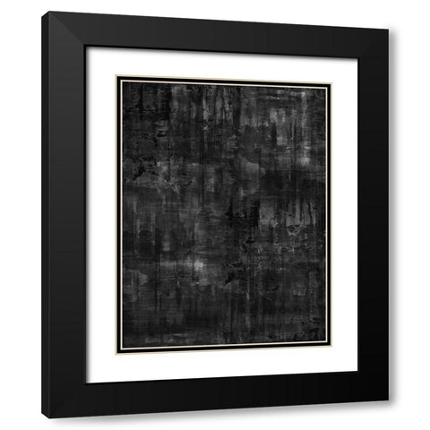 Midnight Black Modern Wood Framed Art Print with Double Matting by Turner, Justin
