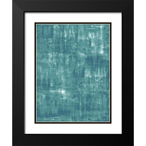 Aqua Impressions Black Modern Wood Framed Art Print with Double Matting by Turner, Justin