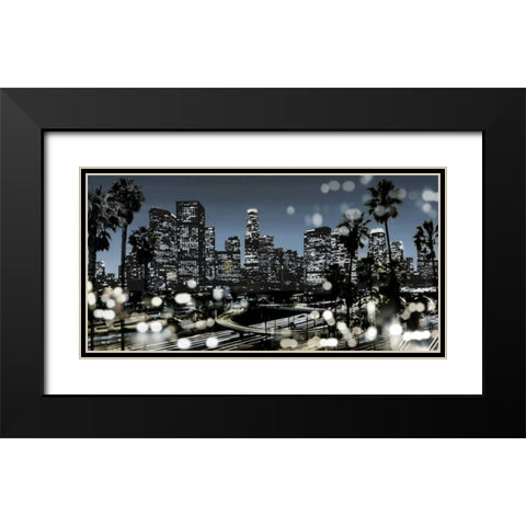 L.A. Nights II Black Modern Wood Framed Art Print with Double Matting by Carrigan, Kate