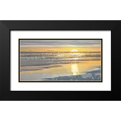 That Sunset Moment Black Modern Wood Framed Art Print with Double Matting by Carrigan, Kate