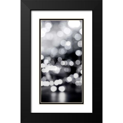 Here Comes the Night Triptych II Black Modern Wood Framed Art Print with Double Matting by Carrigan, Kate