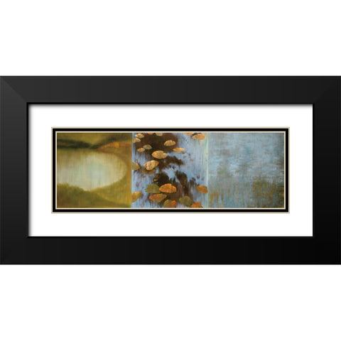 Peaceful Places I Black Modern Wood Framed Art Print with Double Matting by Douglas, Kelly