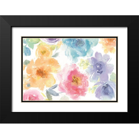 Springtime Fresh Bloom I Black Modern Wood Framed Art Print with Double Matting by Morris, Kelsey
