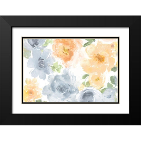Springtime Fresh Bloom II Black Modern Wood Framed Art Print with Double Matting by Morris, Kelsey