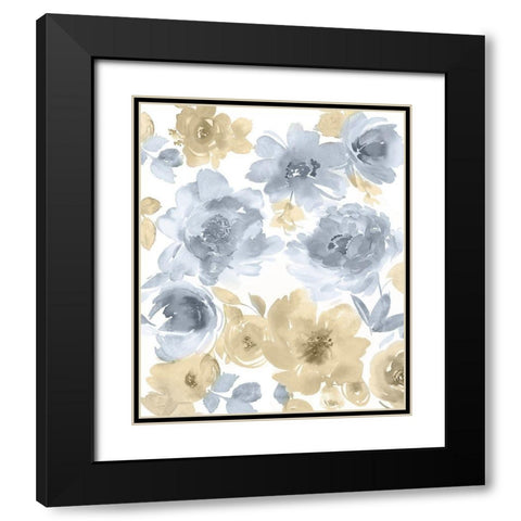 Springtime Tan and Gray II Black Modern Wood Framed Art Print with Double Matting by Morris, Kelsey