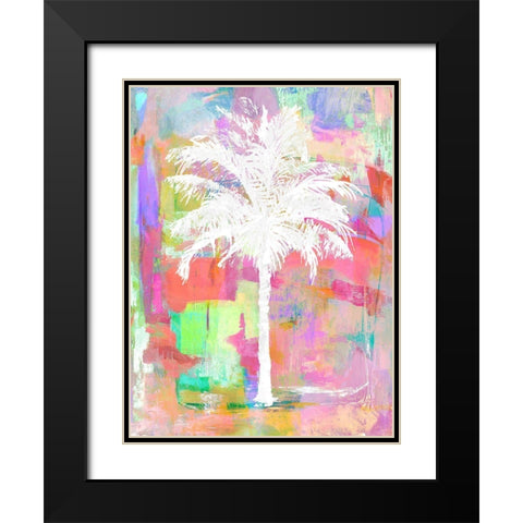 Abstract Palm I Black Modern Wood Framed Art Print with Double Matting by Blake, Madeline