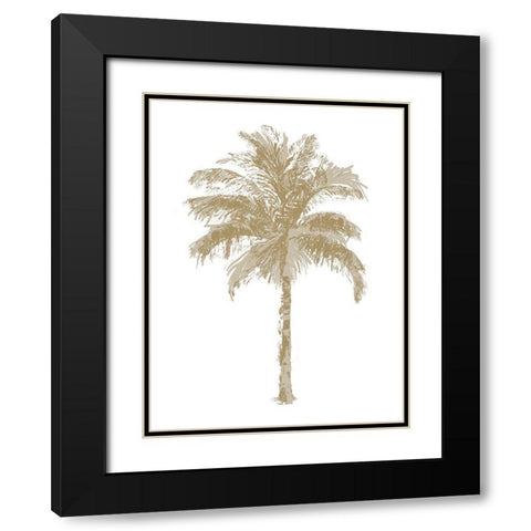 Palm Natural II Black Modern Wood Framed Art Print with Double Matting by Blake, Madeline