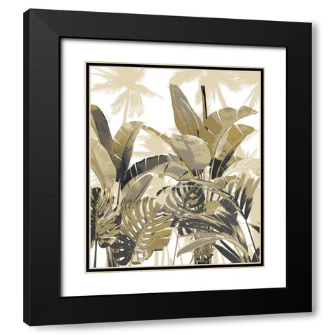 Palm Forest II Black Modern Wood Framed Art Print with Double Matting by Blake, Madeline