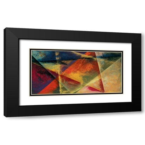 Sara II Black Modern Wood Framed Art Print with Double Matting by Roberts, Kati