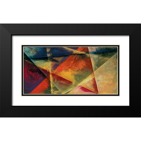 Sara II Black Modern Wood Framed Art Print with Double Matting by Roberts, Kati