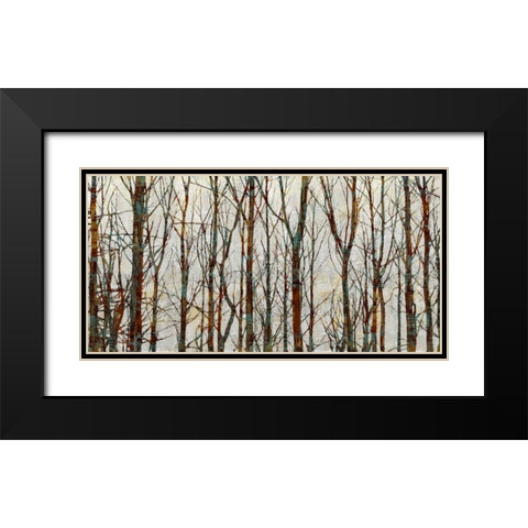 Into the Woods Black Modern Wood Framed Art Print with Double Matting by Webster, Kyle