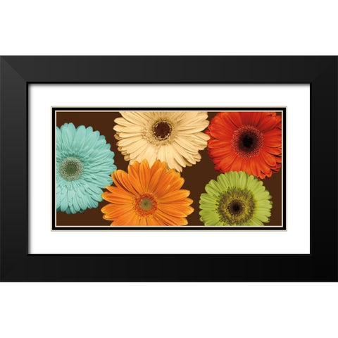Daisys Friends Black Modern Wood Framed Art Print with Double Matting by Blake, Lindsay