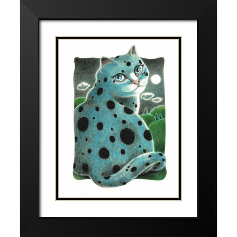 A New Horizon Black Modern Wood Framed Art Print with Double Matting by Seeley, Laura