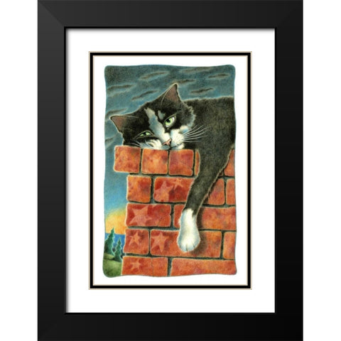 Chimney Sweep Black Modern Wood Framed Art Print with Double Matting by Seeley, Laura
